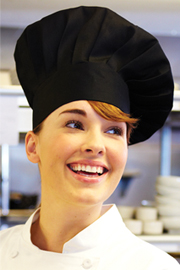 Black Chef Hat