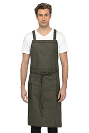 Denver Chef's Cross-Back Bib Apron