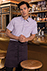 Dorset Half Bistro Apron - side view