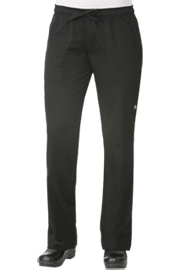 Womens Chef Pants: Black