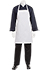 Bib Apron: White - back view