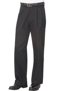 Essential Chef Pants: Black - side view