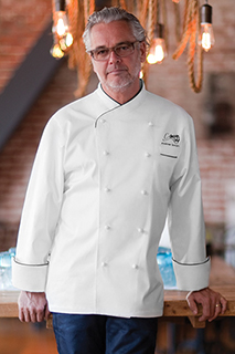 Monte Carlo Premium Cotton Chef Coat - side view