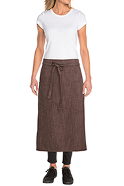 Corvallis Bistro Apron: Brown-Sandstone