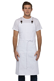 Berkeley Chefs Bib Apron: White